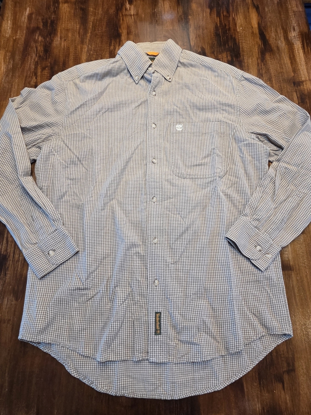 Timberland Checked Button Down Shirt Mens/Small | Preppy Gorpcore Outdoors Style